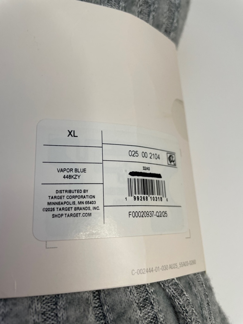 NWT Auden Ribbed Flare Leggings - Light Gray. Size XL. - Picture 4 of 5